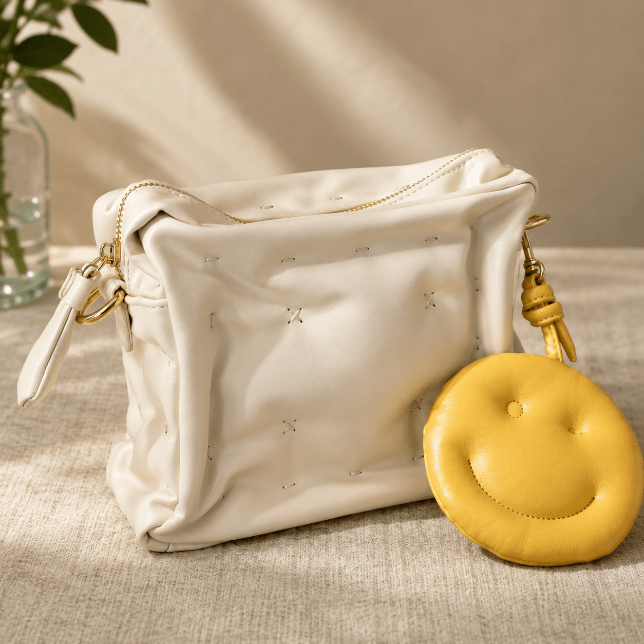 Puffy Crossbody Bag – Soft Cloud Shoulder Bag | Trendy Quilted Mini Purse (Unisex) | VibeVualtSupply - VibeVaultSupply
