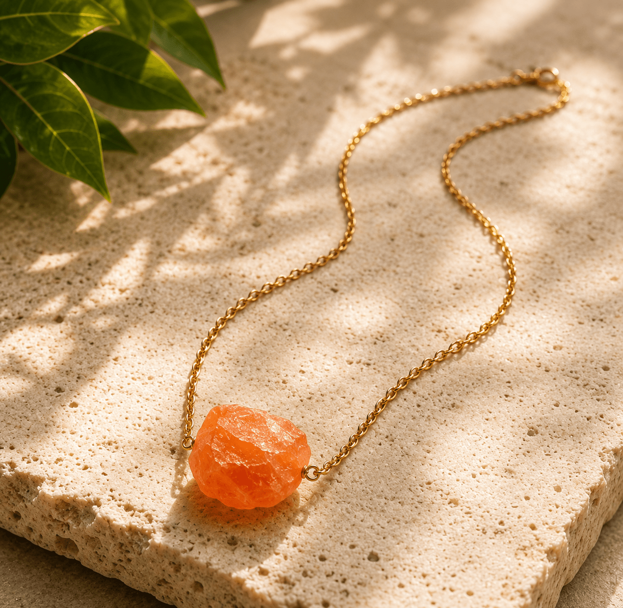 Colorful Stone Pillar Pendant - Chakra Healing Necklace - VibeVaultSupply