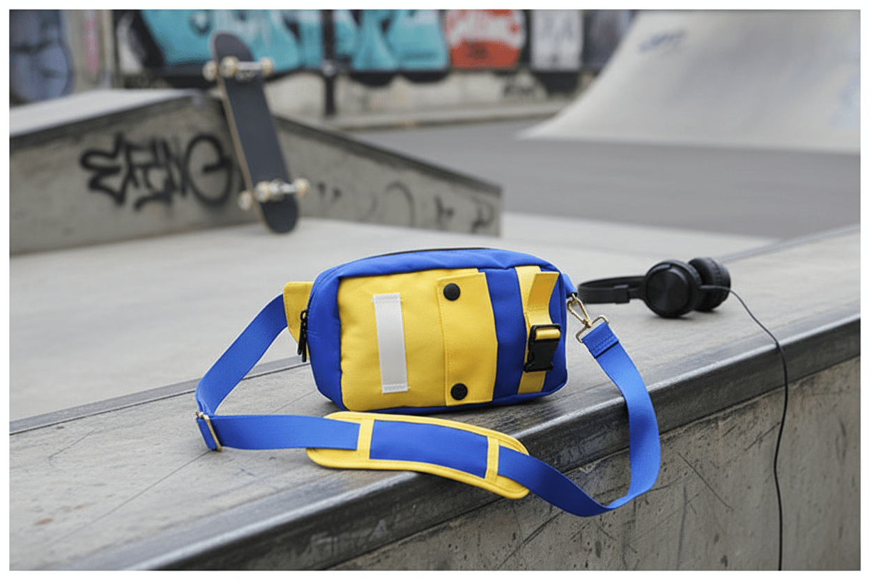 VibeVaultSupply Sling Crossbody Bag – Streetwear Chest Bag | Everyday Carry Essential (Unisex) - VibeVaultSupply