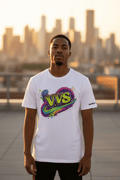 Toxic Neon Graphic T-Shirt – Streetwear VVS Skull Tee | VibeVaultSupply - VibeVaultSupply