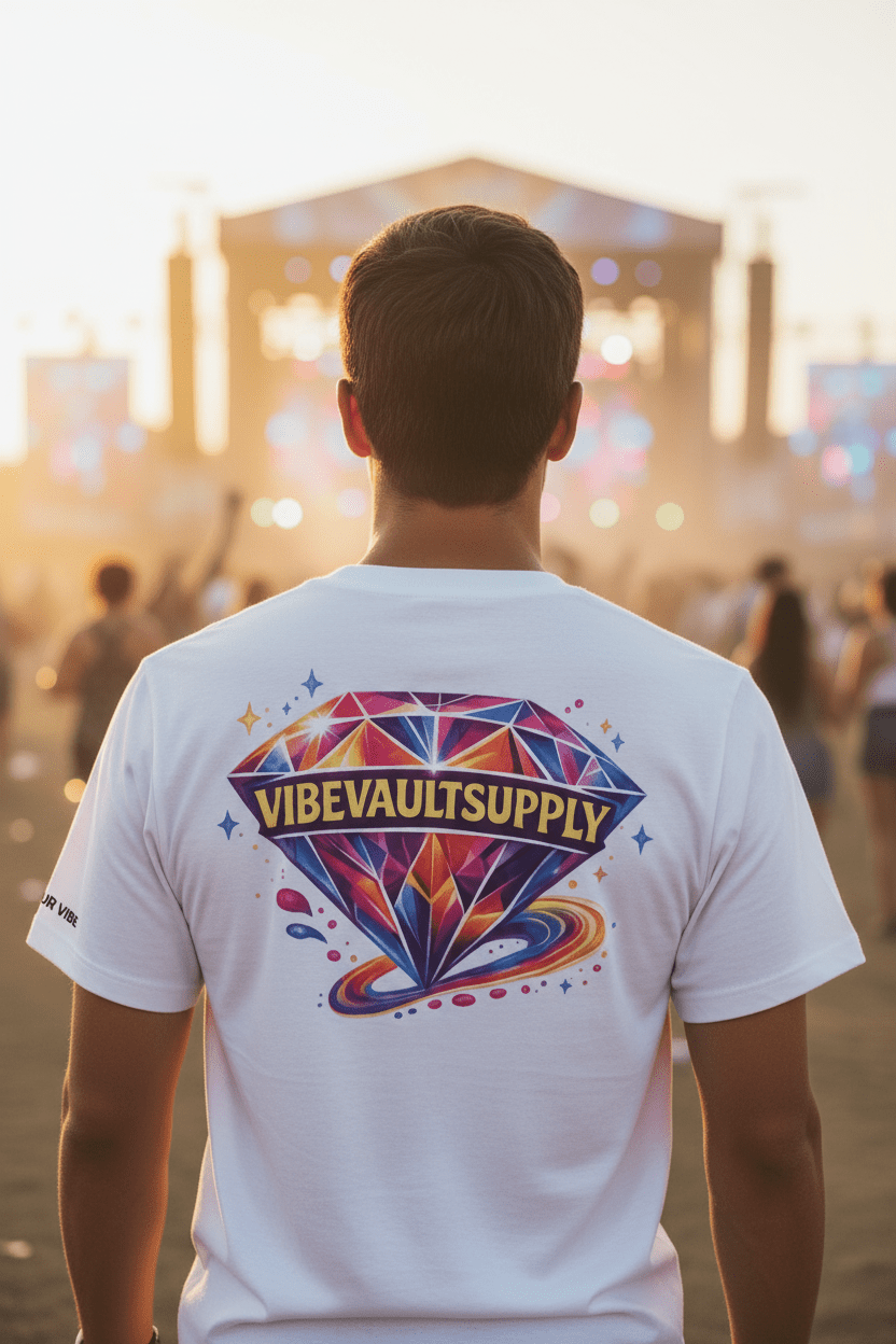 VVS Multicolor Retro Logo Graphic T-Shirt – Vintage Streetwear Tee | VibeVaultSupply - VibeVaultSupply